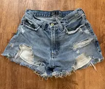 Abercrombie and Fitch Annie High Rise Shorts 25/0