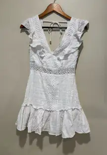 White Audrey Parks Francesca's Dress