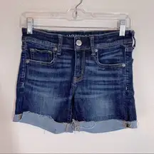 American Eagle Outfitters Ne(x)t Level Stretch Midi Jean Shorts Women's Size: 4