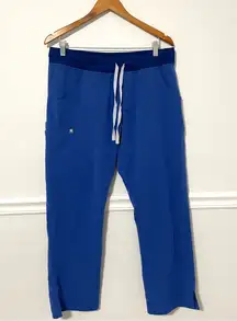 Figs • cobalt blue kade cargo scrub pants sz LP