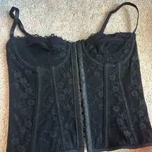 Elegant Black Lace Corset