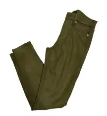 7 For All Mankind Womens Olive The Ankle Gwenevere Skinny‎ Snake Pants Size 26