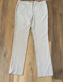 NWT Amanda + Chelsea Trouser Pants Womens Size 4 Tan Contemporary Fit Narrow Leg