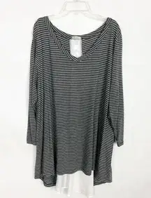 Mododor Womens Top 2X Stretch Casual Comfort Relaxed Brunch Feminine Modest