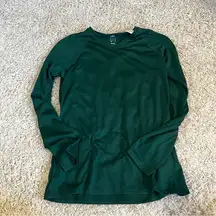 adidas green v neck long sleeve