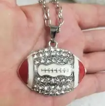 Alabama Roll Tide Football Necklace