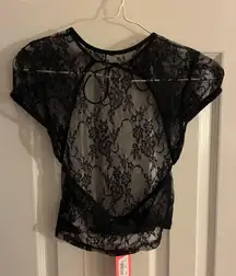 Black Lace Edikted Top
