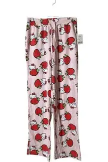 Hello Kitty Women's  Drawstring Pink Printed Pajamas  SZ S NWT