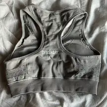 energy seamless bra light grey size small