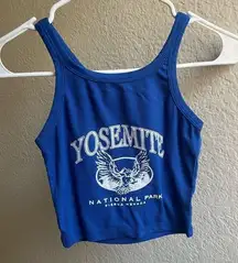 Princess Polly  yosemite blue tank