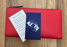 Dagne Dover women’s Signature Slim Coated Canvas Wallet