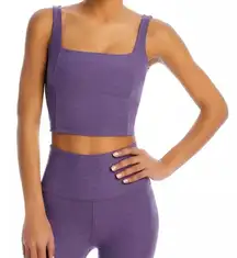 Beyond Yoga Purple Spacedye‎ Impress Cropped Tank | S