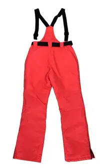 Mutu Snow Red Insulated Ski Bib Overalls Snow Snowboard Winter Pants S Women's