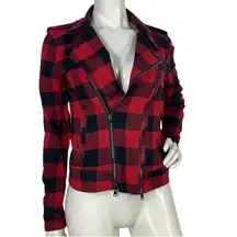Hudson Cynic Moto Jacket Tundra Plaid