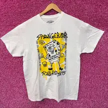 SpongeBob SquarePants Theme Song Lyrics Nickelodeon Tee L