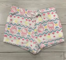 NWOT Sanrio Hello Kitty spring Easter themed fuzzy pajama shorts size Xs