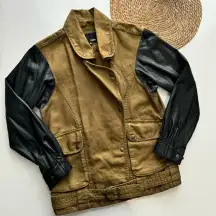 ARITZIA WILFRED FREE Rayder Olive Green Linen Jacket‎ Small