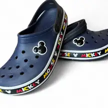 Navy Mickey Mouse Crocs 👟✨  Women’s 7 (unisex)