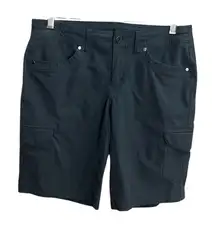 Kuhl Women' Cargo Shorts Size 6 Blue Hiking Camping Quick Dry Outdoor