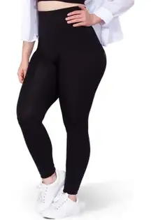 Empetua by Shapermint‎ High Waisted Shaping Leggings Womens 2XL Black Seamless