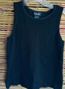Rafaella S Black Knit Tank Top