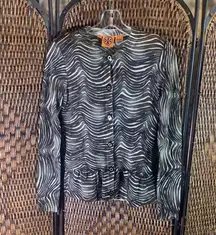 Tory Burch Full Button 100% Merino Wool Cardigan Size XS