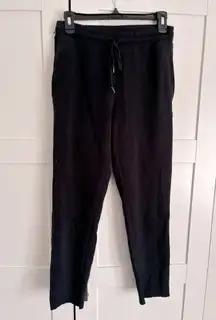 Aritzia TNA Jogger Sweatpants Pull On Black Size Small Waffle knit