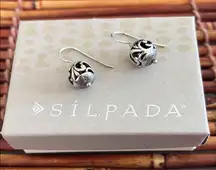 Silpada SteroSilver Filigree Ball Earrings
