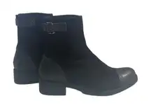 VERA GOMMA Leather Italian Boots Black Size EU 38, US Size 7.5‎ Made in Italy