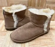 Kirkland Signature  Genuine Sheepskin Shearling Short Boots Size 8