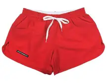 Watermen Super Girl Short Size Medium: Red w/Pockets