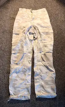 White Amazon Camo Cargo Pants