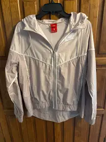 Nike pink Hooded Windbreaker