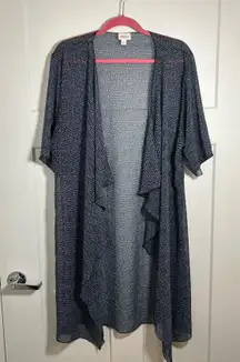 Medium long sheer kimono jacket Lularoe