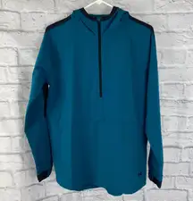 Under Armour NWT water resistant hydrofuge loose fit half zip pullover hoodie windbreaker sz XS