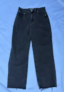 Madewell Women's Straight Leg Jeans in Black