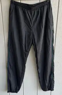 Givenchy 90s Nylon Windbreaker Track Pants Joggers Activewear in Black Size L