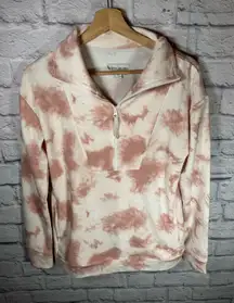 Koolaburra by UGG‎ Brushed Back French Terry Pullover Burlwood Tie Dye - XS