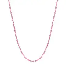 Like New! Sheila Fajl Painted Pipa Chain in Pink