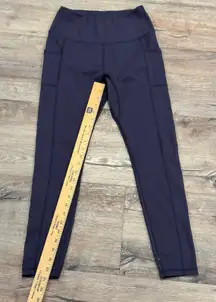 Women's navy leggings "Don't ache for a better body" size‎ small athletic