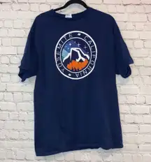 Yosemite Graphic Blue Tee Shirt