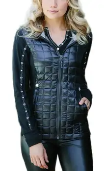 Alp-N-Rock Hybrid Down Puffer Knit Flex Jacket | XS