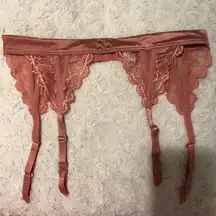 Victoria's Secret Pink Lace Garter Belt