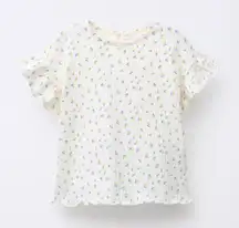 Hayden White and Yellow Floral Blouse | Size Small