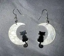 homemade cat earrings