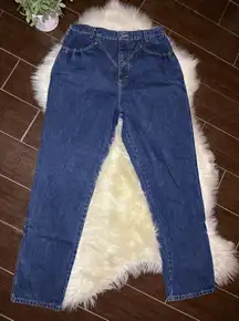 Ozark Mountain dark blue denim bareback jeans