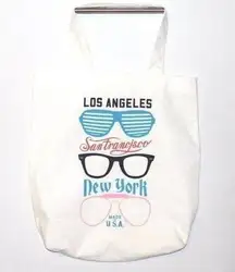 Gap LA, SF, NY, Tote White Tote Bag