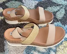 STEVE MADDEN Kabel Platform Wedge Sandal Size 10