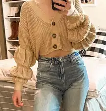 chunky cropped sweater