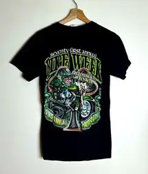 Daytona beach 71st annual bike week graphic T-shirt shamrocks st patty day small